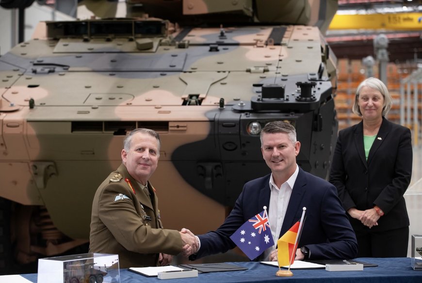 Success in Australia: Production Contract signed for 123 Boxer Heavy Weapon Carrier Vehicles from Australia to Germany